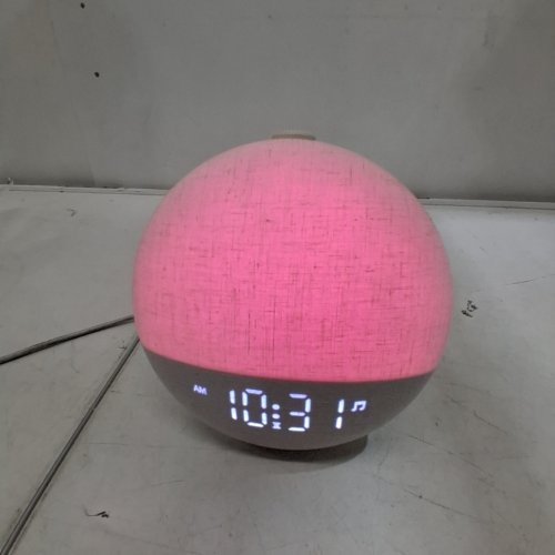 TE-RICH SUNRISE DIGITAL ALARM CLOCK WITH LIGHT 7 SOUND FUNCTIONS - IVORY (MODEL: BL80) image 2