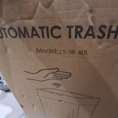PIRECART MOTION SENSOR AUTOMATIC TRASH CAN - 16GAL - BLACK (MODEL: LY-38) image 3