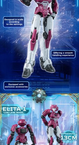 YOLOPARK TRANSFORMERS ONE COGGED BOT MODE AMK SERIES MINI ELITA-1 ACTION FIGURE - (MODEL:YPAMKM8AC) image 2
