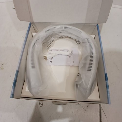 JISULIFE LIFE4 5-SPEED PORTABLE NECK FAN - OSFM - WHITE (MODEL: FA14-S) image 2
