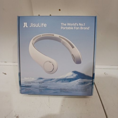 JISULIFE LIFE4 5-SPEED PORTABLE NECK FAN - OSFM - WHITE (MODEL: FA14-S) image 3