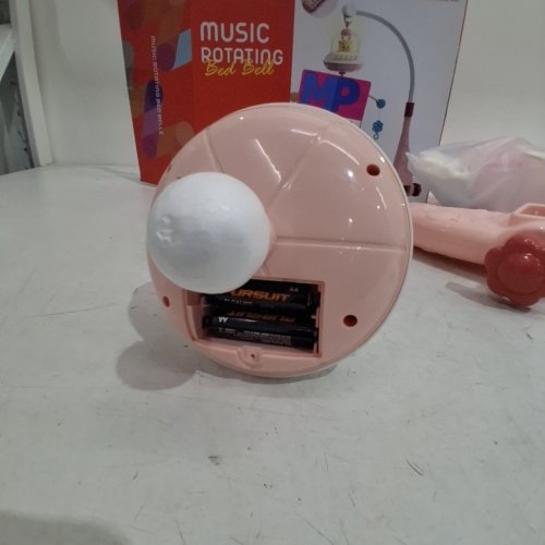 YOUBEIEN MUSICAL ROTATING BED BELL - PINK image 2