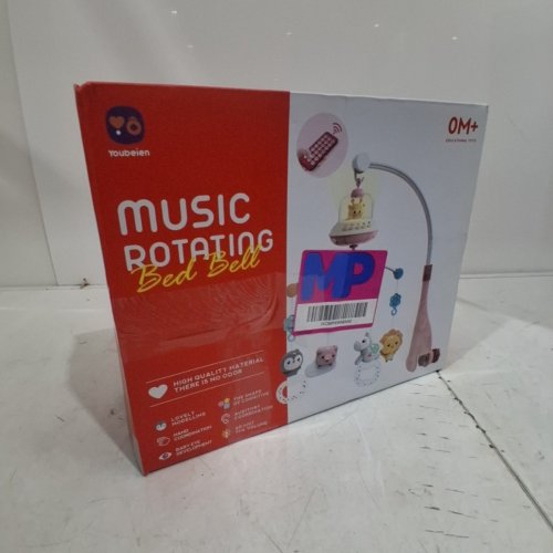 YOUBEIEN MUSICAL ROTATING BED BELL - PINK image 4