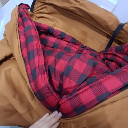 TETON SPORTS DEER HUNTER SLEEPING BAG FOR COLD TEMPERATURES - 90" X 38.9" - BROWN image 3