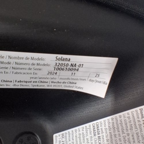 DIONO SOLANA NO LATCH SINGLE BACKLESS BOOSTER CAR SEAT WITH CUP HOLDERS- 40LBS-120LBS - BLACK (MODEL: 32050-NA-01) image 2