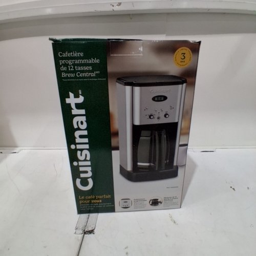 CUISINART BREW CENTRAL PROGRAMMABLE COFFEE MAKER - 12 CUP - BLACK/STAINLESS STEEL (MODEL: DCC-1200C) image 6