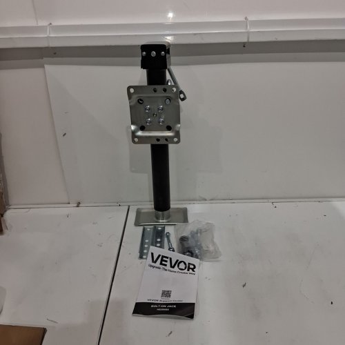 VEVOR BOLT ON TRAILER TOUNGE JACK STAND WITH HANDLE - 2500LBS MAX - BLACK (MODEL: TJB-2002S-WK-Z) image 2