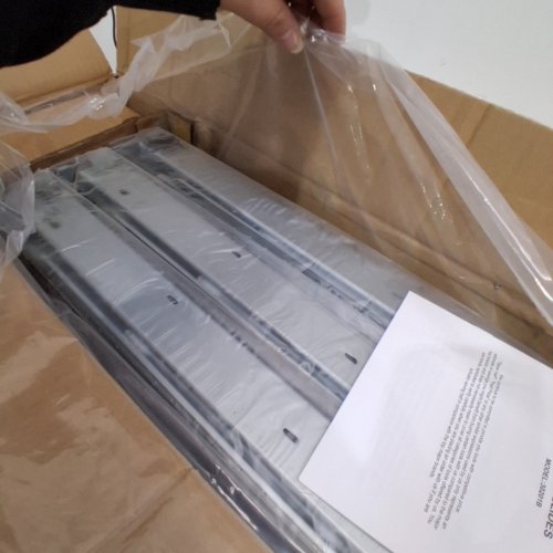 6PK HEAVY DUTY EXTENSION DRAWER SLIDES - 21" - SILVER/GREY (MODEL: 30201B.533-6) image 3