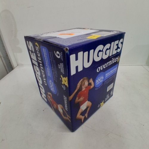 42PK DISNEY WINNIE THE POOH HUGGIES OVERNITES NIGHTTIME BABY DIAPERS - SIZE 6 image 2