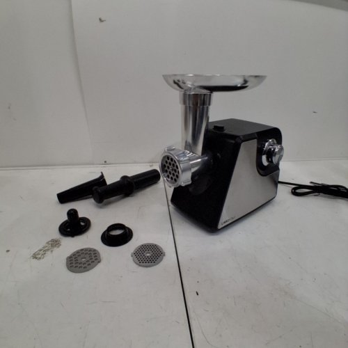 JUISSIART MEAT GRINDER - 2 SPEED MODE ELECTRIC MEAT GRINDER FOR SAUSAGE, KIBBEH - 3 PLATE SIZES, STAINLESS STEEL BLADE - 300W 2500W MAX (MODEL: MG-4130) image 3
