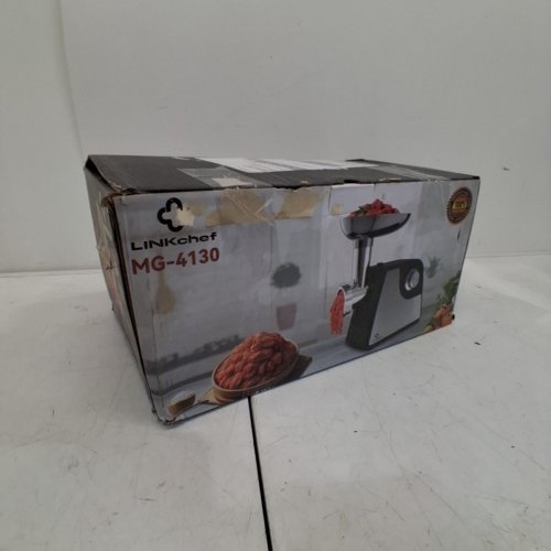 JUISSIART MEAT GRINDER - 2 SPEED MODE ELECTRIC MEAT GRINDER FOR SAUSAGE, KIBBEH - 3 PLATE SIZES, STAINLESS STEEL BLADE - 300W 2500W MAX (MODEL: MG-4130) image 4