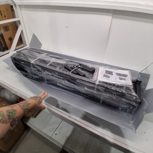 METAL BOX SPRING MATTRESS FOUNDATION FRAME - KING / 8" TALL - BLACK (MODEL: YTT-BS08-K) image 2