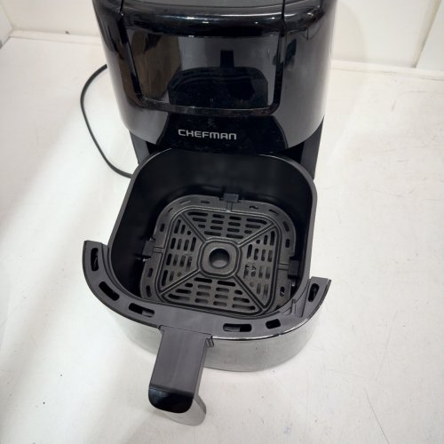 CHEFMAN TURBOFRY TOUCH DIGITAL SPACE SAVING AIR FRYER - 2QT - BLACK (MODEL:RJ38-2T-BLACK) image 4