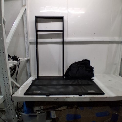 KOKORONA METAL PORTABLE DJ BOOTH - 20" X 42.5" X 45.3" - BLACK (MODEL: DJDB-SC) image 2