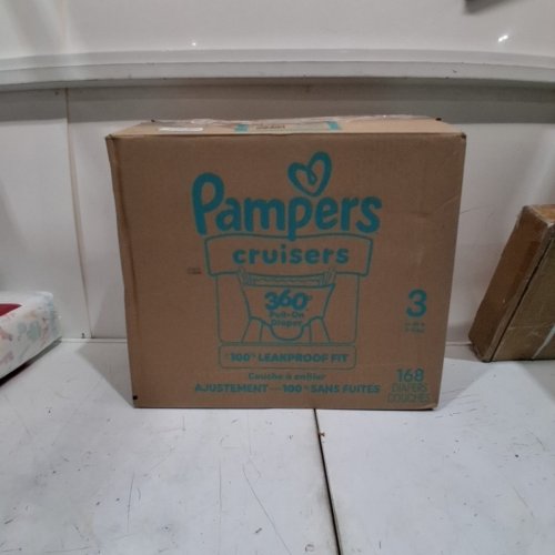 168PK PAMPERS CRUISERS DISPOSABLE BABY DIAPERS - SIZE 3 (16-28LBS) image 3