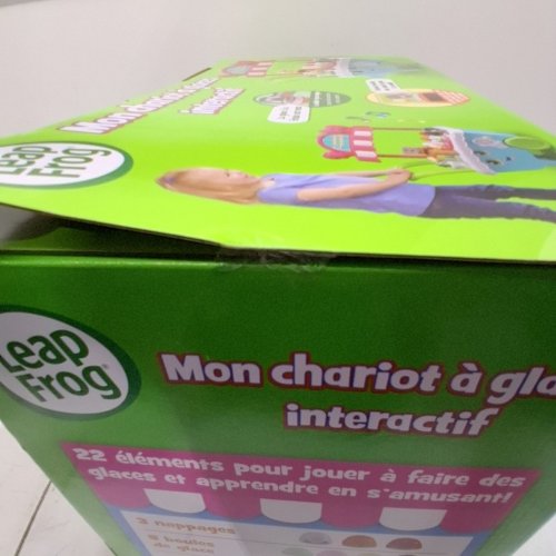 LEAPFROG *FRENCH VERSION* SEVEN GAME MODES INTERACTIVE ICE CREAM CART - MULTICOLOR image 3