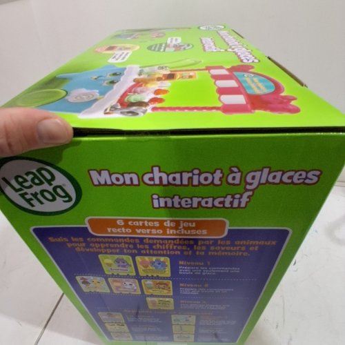 LEAPFROG *FRENCH VERSION* SEVEN GAME MODES INTERACTIVE ICE CREAM CART - MULTICOLOR image 4