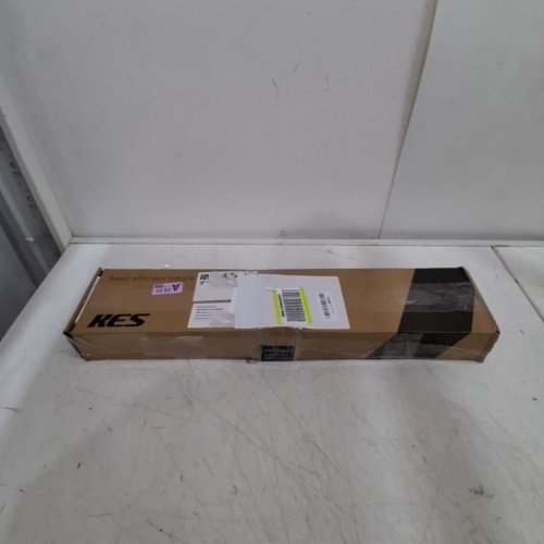 2PK KES TEMPERED GLASS BATHROOM SHELVES - 16" - CLEAR/SILVER image 4