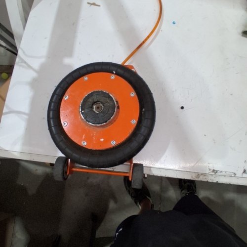 VEVOR AIR JACK PNEUMATIC JACK WITH HEIGHTENED COLUMN FOR SEDAN - 5 TON/11000 LBS - ORANGE image 2