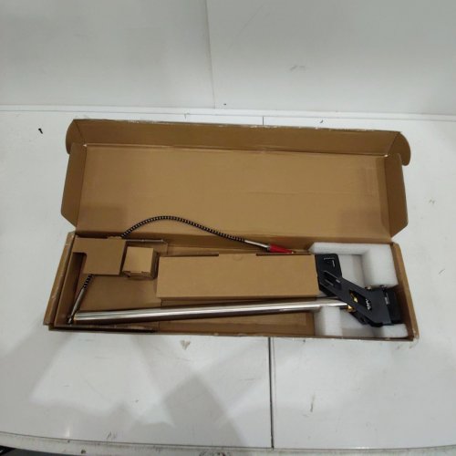 AIRGUN PCP HIGH PRESSURE 3-STAGE STIRRUP HAND PUMP - 4500 PSI MAX - BLACK / SILVER (MODEL: DQT-3JH) image 4