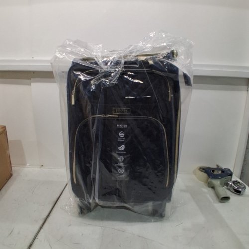 KENNETH COLE REACTION CHELSEA POLYESTER TWILL EXPANDABLE LUGGAGE - 20" - BLACK/BEIGE (MODEL: 5716735) image 2