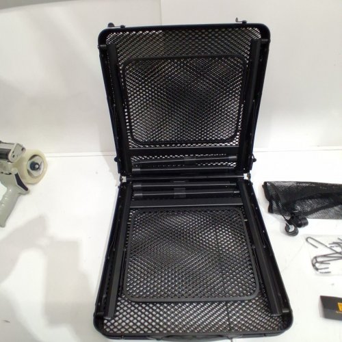 NICE C MESH FOLDABLE PORTABLE TAILGATE TABLE - 31" X 15" X 29" - BLACK image 5