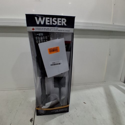 WEISER FRONT POWERBOLT 3 KEYLESS KEYPAD DOOR LOCK HENLEY HANDLE SET DOOR LOCK WITH DEADBOLT LOCK image 6