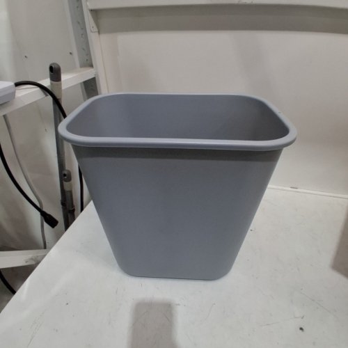 RUBBERMAID RECTANGULAR TRASH BIN - 7 GAL - GREY (MODEL: FG295700GRAY) image 3