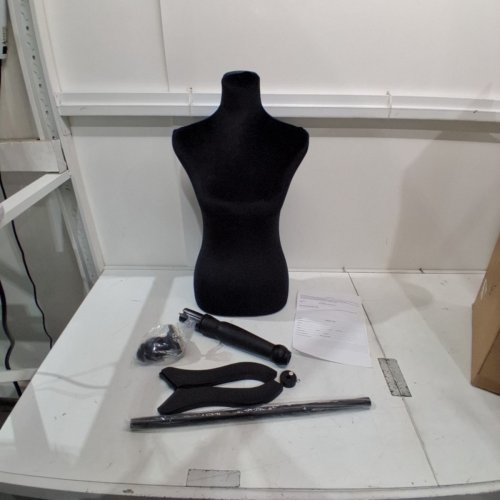 PAYLESSHERE DRESS FORM MANNEQUIN - 49.6" - 63.4" - BLACK (MODEL : MQ-FL2104-BLACK) image 2