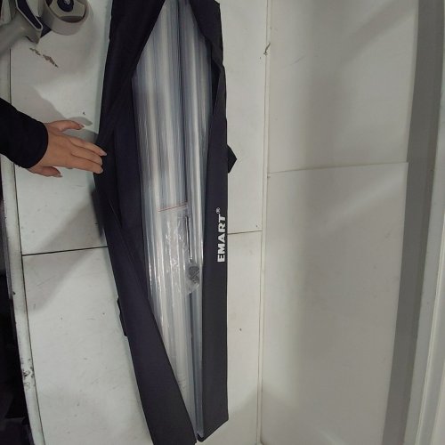 EMART PIPE AND DRAPE BACKDROP STAND KIT - ADJUSTABLE METAL FRAME- 10FT X 12FT - BLACK (MODEL: ‎EM-HD-3036-T) image 2