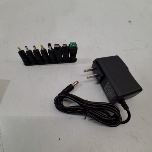 9PC ARKARE 5V 1A DC POWER SUPPLY ADAPTER - AC/DC CHARGER - 3FT - BLACK image 2