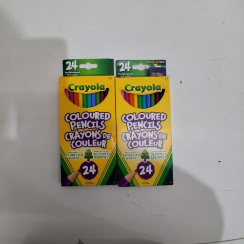 2 (24PK) CRAYOLA PRE-SHARPENED COLOURED PENCILS - MADE WITH REFORESTED WOOD image 2