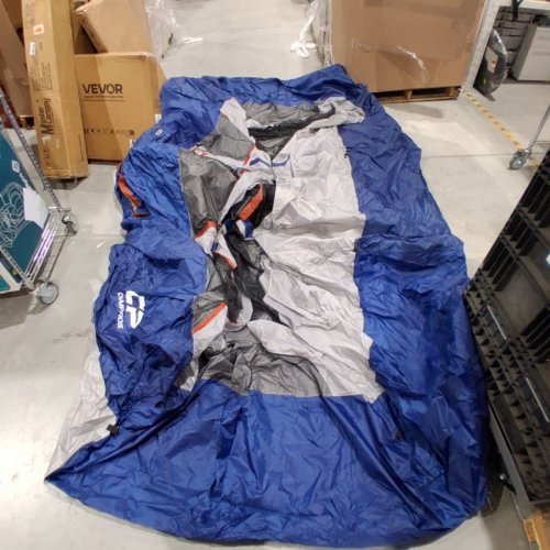 CAMPROS CP WEATHER RESISTANT 8-PERSON CAMPING TENT WITH CARRY BAG - BLUE/GREY - (MODEL: CP-140972) image 2