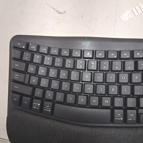 LOGITECH WAVE KEYS WIRELESS BLUETOOTH ERGONOMIC KEYBOARD AND MOUSE - BLACK/GREY (MODEL: YR0096) image 2