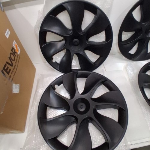 4PC VEVOR WHEEL RIM COVER HUBCAPS - R19 - BLACK (MODEL: TMY-R19-7) image 5