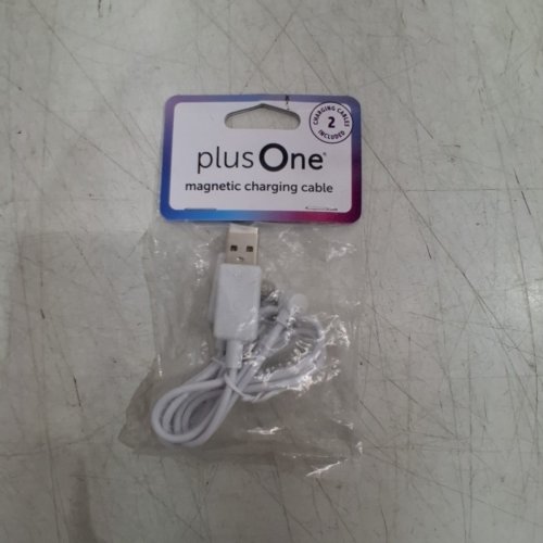 2PK PLUSONE MAGNETIC CHARGING CABLE - 2FT - WHITE image 2