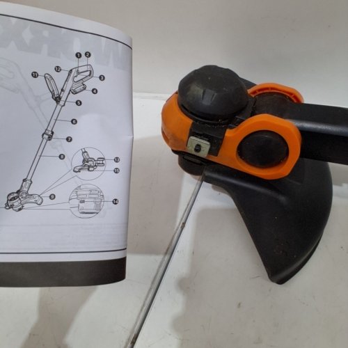 WORX POWER SHARE COMBO KIT WITH LEAF BLOWER, TRIMMER/EDGER, AND X2 BATTERIES WITH CHARGER - ORANGE/BLACK (MODEL: WG163.9/WG547.9) image 9