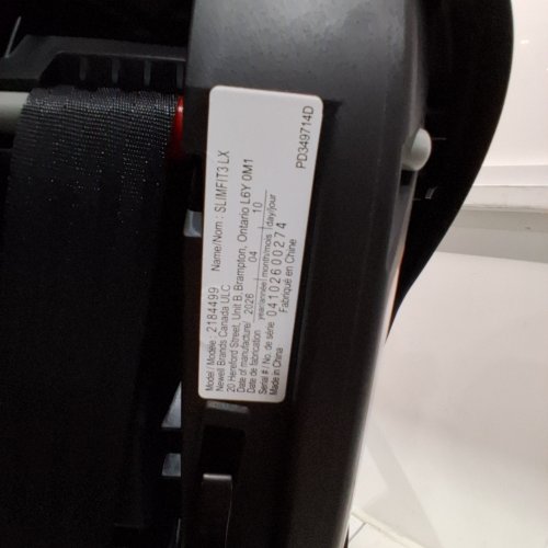 GRACO SLIMFIT3 LX 3 IN 1 CAR SEAT BOOSTER - BLACK (MODEL: 2184499) image 2