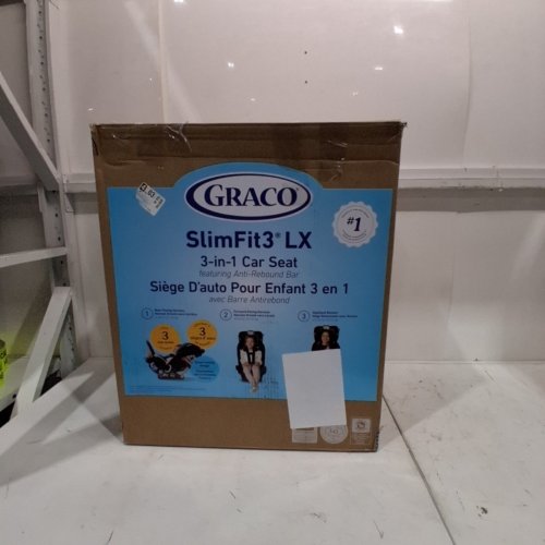 GRACO SLIMFIT3 LX 3 IN 1 CAR SEAT BOOSTER - BLACK (MODEL: 2184499) image 8