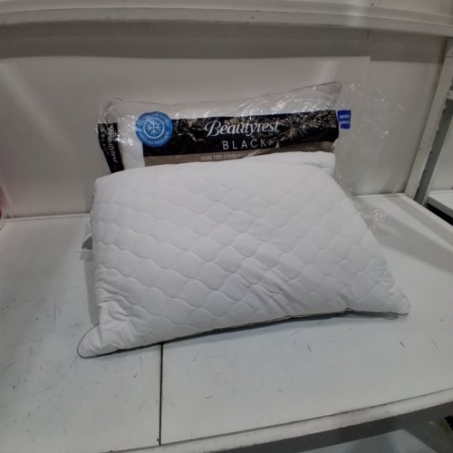 2PK BEAUTYREST BLACK QUILTED COOLING PILLOW - STANDARD/QUEEN - WHITE (MODEL: 4957636) image 2