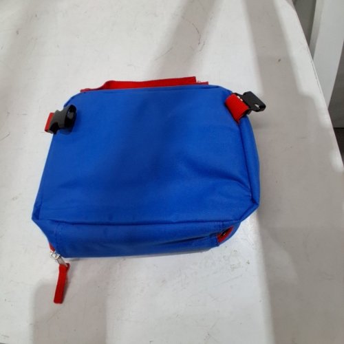 KIDS MARVEL 3D RAISED INSULATED SPIDER-MAN LUNCH BOX - BLUE / RED image 5