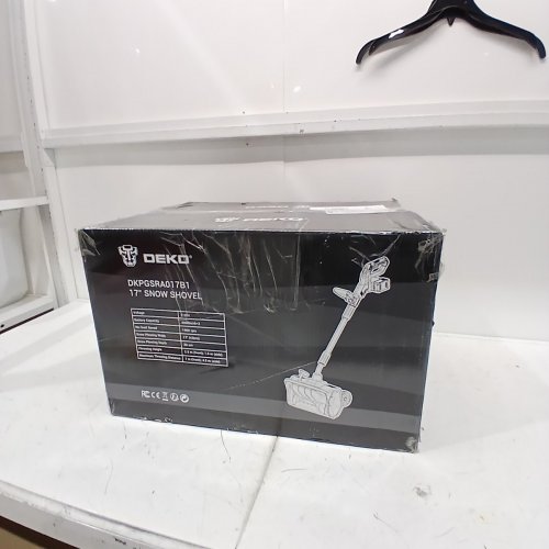 DEKOPRO ELECTRIC CORDLESS SNOW SHOVEL WITH 2 BATTERIES AND CHARGER- 17" 40V- GREY/GREEN/BLACK ( MODEL: DKPGSRA017B1) image 5