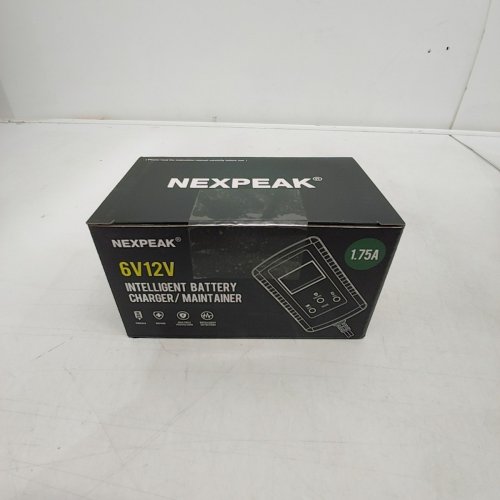 NEXPEAK 6V/12V BATTERY CHARGER & MAINTAINER - RED/BLACK (MODEL NC175) image 3
