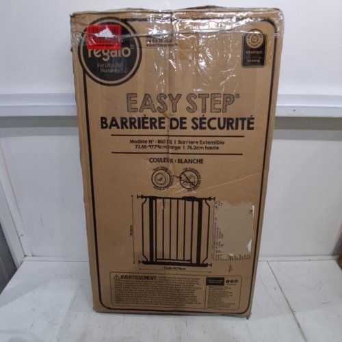 REGALO EASY STEP SAFETY GATE - 29"- 38.5"X30" - WHITE (MODEL: 1160-DS) image 4