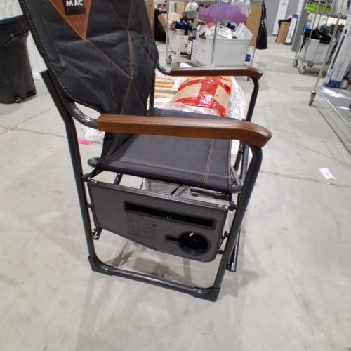 MAC SPORTS FOLDING DIRECTOR CAMPING CHAIR- UPTO 300LBS - GREY (MODEL: 1872256) image 3
