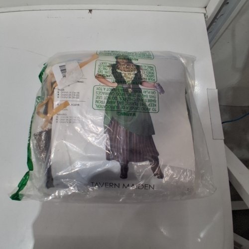 2PC WOMENS CALIFORNIA COSTUMES PLUS-SIZE TAVERN MAIDEN COSTUME - 2X - WHITE/GREEN/BROWN image 3