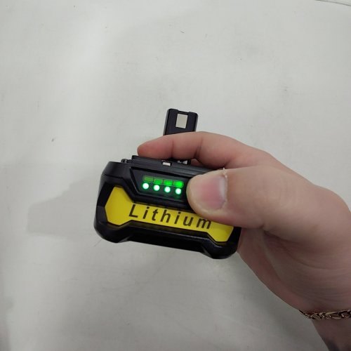 REPLACEMENT LITHIUM-ION BATTERY FOR RYOBI - 18 V, 3.5 AH,- BLACK AND YELLOW (MODEL: P103) image 2