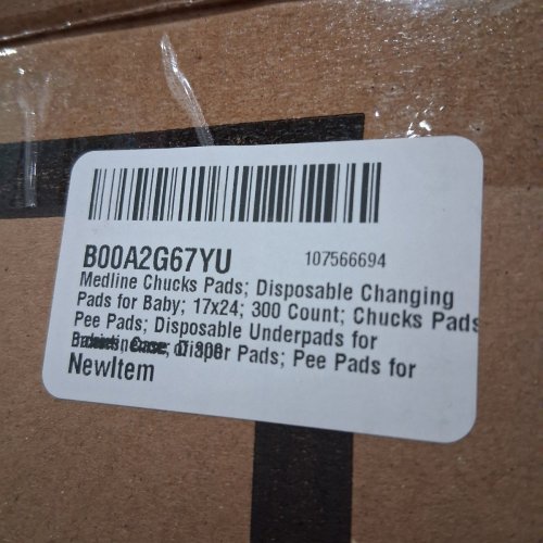 200PK MEDLINE DISPOSABLE UNDERPADS - 17" X 24" - BLUE (MODEL: MSC281224C) image 4