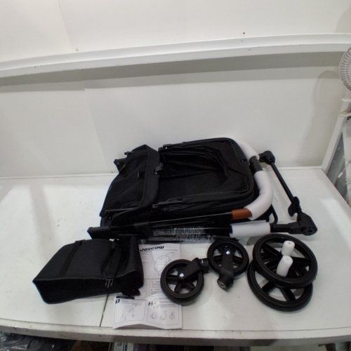 JOYCOW PET STROLLER MEDIUM/SMALL DOGS - BLACK (MODEL: PS201) image 2
