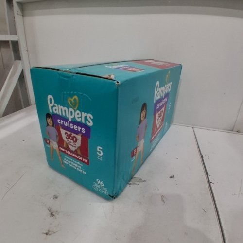 96PK PAMPERS PULL ON CRUISERS 360° 100% LEAKPROOF FIT DISPOSABLE BABY DIAPERS - SIZE 5 (27LBS+) image 2